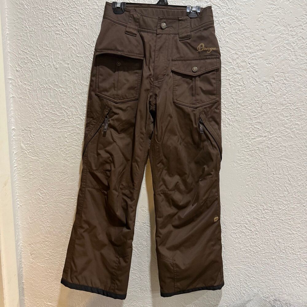 Orage Kids Boys Girls Size 10 Snowboarding Ski Snow Pants brown